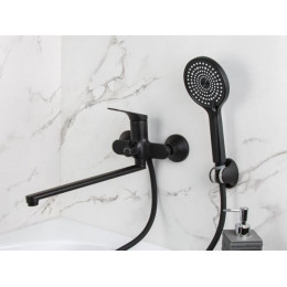 Смеситель для ванны D35, серия 710 черный ECONOCE