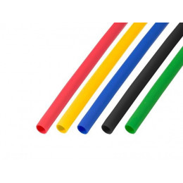 Набор термоусаживаемых трубок 6,0 / 3,0 мм, пять цветов (50 шт. по 1 м) Юпитер