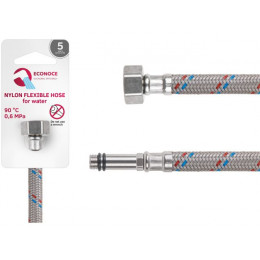 Подводка гибкая, Nylon, иголка м10 длинная - гайка 1/2" 150 см ECONOCE