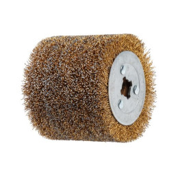 Щетка стальная с латунным покрытием 100х120 мм 0,5 мм WORTEX для WS 1012 S