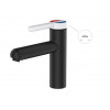 Смеситель для умывальника (Lt) D35, серия Rose черный + белый, a-five