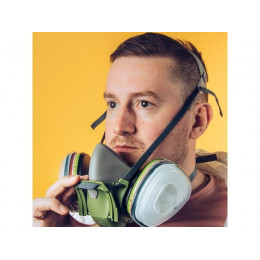 Полумаска без фильтра Jeta Safety (8500) с системой быстрого сброс р-р L