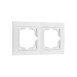 Рамка 2-местная белая, Уют, BYLECTRICA
