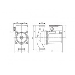 Насос циркуляционный TOP-RL30/6,5 EM PN6/10 WILO