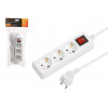 Удлинитель 3м (3 роз., 3,5кВт, с/з, выкл, ПВС 3х1,5) Юпитер