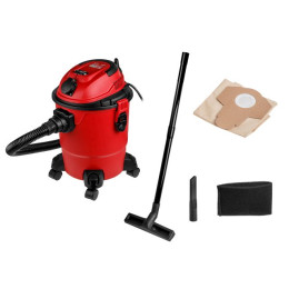 Пылесос строительный WORTEX VC 2014-2 WS 1200 Вт, 20 л, провод 4.5 м, шланг 3 м