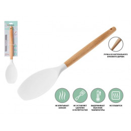 Ложка кулинарная, EcoVillage, белая, PERFECTO LINEA