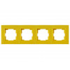 Рамка 4-ая горизонтальная желтая, RITA, MUTLUSAN