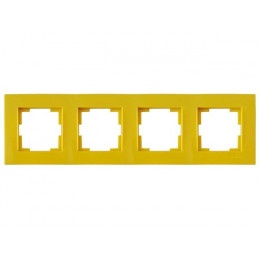 Рамка 4-ая горизонтальная желтая, RITA, MUTLUSAN