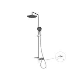 Душевая система (Lt) D35, серия Lotus хром, a-five