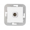 Розетка 1-ая телевизионная (скрытая) белая, Уют, Bylectrica