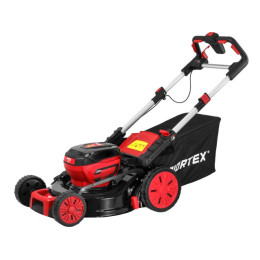 Газонокосилка аккумуляторная WORTEX CLM 4536-2 в кор. XLT SOLO БЕСЩЁТ.ДВИГ., CАМОХОД., 18В+18В, шир.
