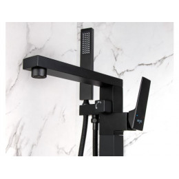 Смеситель для ванны (Lt) D35, серия Lily черный, a-five