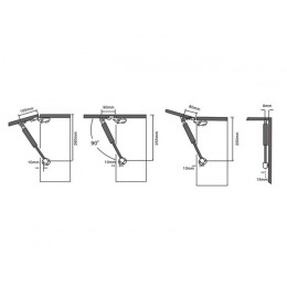 Подъёмник газовый 120N STARFIX