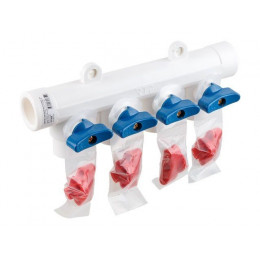 Коллектор с шар. краном универс. PPR 25х20/4, РТП