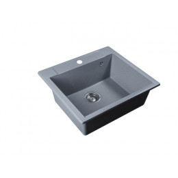 Мойка кухонная из искусственного камня UNIT серебро 550х500 мм, AV Engineering