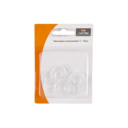 Прокладка силиконовая (упаковка 10 шт. в блистере) 1/2 для гибкой подводки