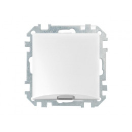 Розетка для вывода кабеля (скрытая) белая, Стиль, Bylectrica