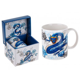 Кружка керамическая, в кор., 360 мл., BLUE DRAGON-2, PERFECTO LINEA