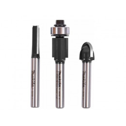 Набор фрез 3 шт. (хвостовик 6 мм) D-70459 MAKITA