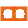 Рамка 2-ая горизонтальная оранжевая, RITA, MUTLUSAN