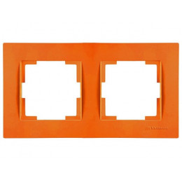 Рамка 2-ая горизонтальная оранжевая, RITA, MUTLUSAN