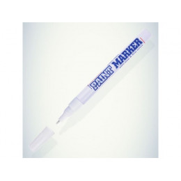 Маркер-краска промышленный белый MUNHWA SLIM