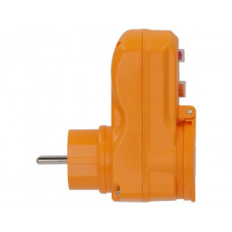 Розетка с вилкой переносная с УЗО (с/з, 16А, 230В) Brennenstuhl