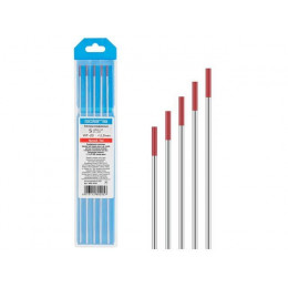 Электрод вольфрамовый красный WT-20, Ф 2,0 мм (набор 5 шт) SOLARIS