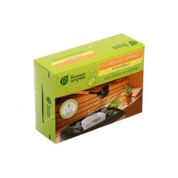 Соляной брикет с травами для бани и сауны,"Ромашка", 1300г., "Банные штучки"