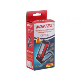 Фонарь светодиодный аккумуляторный Wortex CF 1840 в кор. 180-400 Лм, 8 режимов, магнит