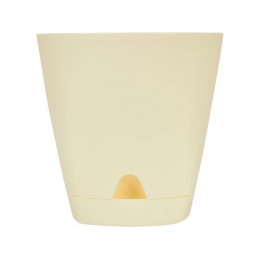 Горшок для цветов с прикорневым поливом, 2,5 л., Amsterdam, сливочный, InGreen