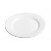 Тарелка обеденная керамическая, 241 мм, круглая, серия Лапсеки, белая, PERFECTO LINEA