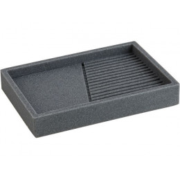 Мыльница ELEMENT, серая, PERFECTO LINEA