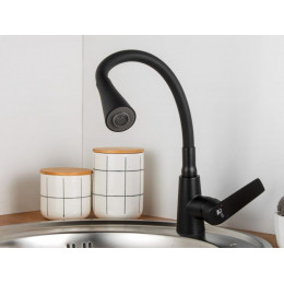 Смеситель для кухни D35-A черный, серия 800 ECONOCE