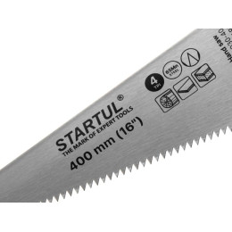 Ножовка по дер. 400мм 4 TPI STARTUL STANDART (ST4030-40)