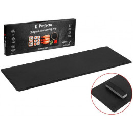 Блюдо для подачи сервировочное, на ножках 48x17 см, сланец, PERFECTO LINEA