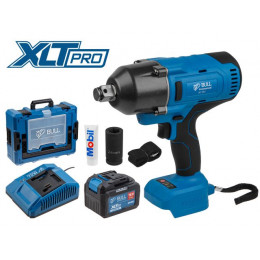 Аккум. ударный гайковерт BULL SC 1801 Xcase XLTpro БЕСЩЕТ., 18 В, 1000 Н*м, 3/4", 1х6 А*ч, з/у 4 А