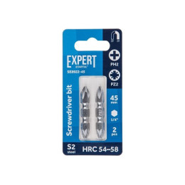 Насадка крестообразная PH2-PZ2 45мм  2шт EXPERT STARTUL (SE8922-45)