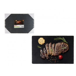 Блюдо для подачи сервировочное 30х20 см., сланец, PERFECTO LINEA