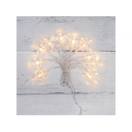 Гирлянда светодиодная «Звездочки» 1.5 м, 10 LED, прозрачный ПВХ, теплый белый NEON-NIGHT