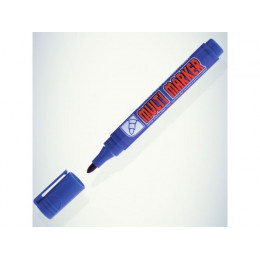 Маркер промышл. перманентный фетровый синий CROWN MULTI MARKER