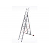 Лестница алюм. 3-х секц. 236/562/250 см 3х9 ступ. 15,9 кг  NV3230 Новая Высота