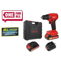 Аккум. дрель-шуруповерт WORTEX BD 2025 DLi в чем. ALL1 XLT БЕСЩЕТ, 18 В, 50 Н*м, 2х2 А*ч, БЗП 10 мм
