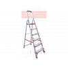 Лестница-стремянка алюм. проф. с широкой ступенью 129 см 6 ступ. 7кг NV3117 Новая Высота
