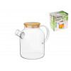 Чайник заварочный, стеклянный, 1600 мл, BAMBOO, PERFECTO LINEA