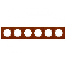 Рамка 6-ая горизонтальная вишня, RITA, MUTLUSAN