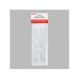 Клеевые стержни d=7 мм, 200 мм, прозрачные, (10 шт./уп.) REXANT
