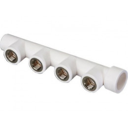 Коллектор ПП вн. резьбой 32/4х1/2", бел. РТП