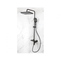 Душевая система (Lt) D35, серия Lily черный, a-five